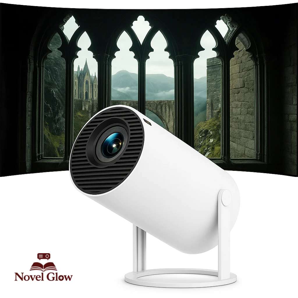 Novel Glow Projector - Cozy Book Reading Light & Ambient Projector