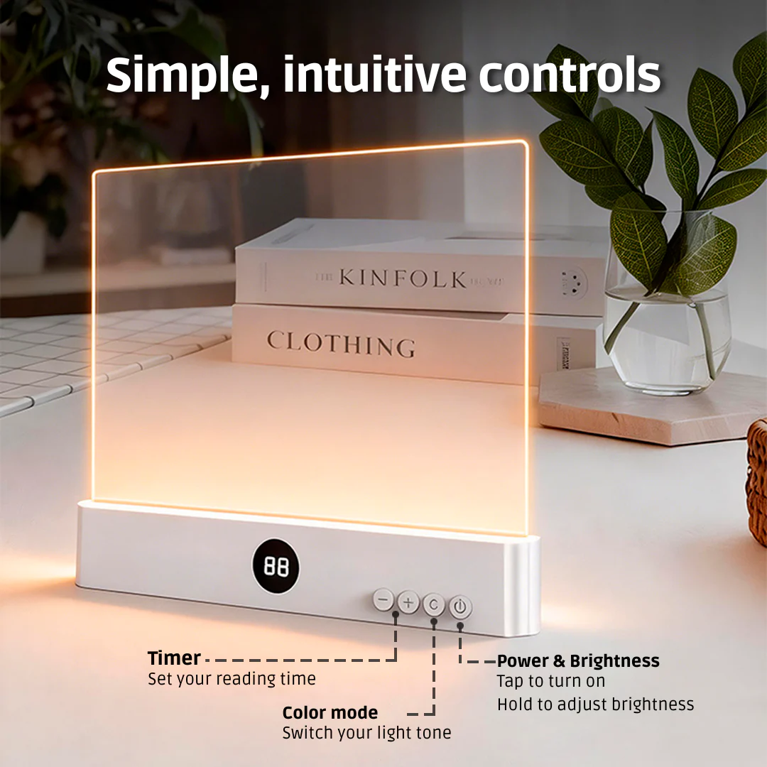Sleep-Friendly Night Reading Light