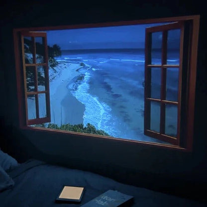 Novel Glow Projector - Cozy Book Reading Light & Ambient Projector