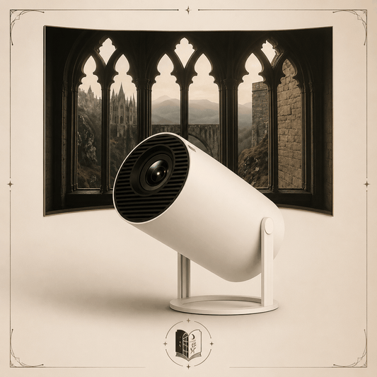 Novel Glow Projector - Cozy Book Reading Light & Ambient Projector